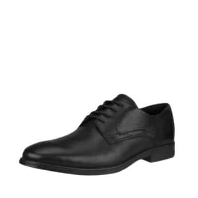 Ecco Melbourne sko til herre i sort læder
