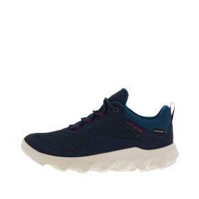 Blå sneakers til dame med chunky sål