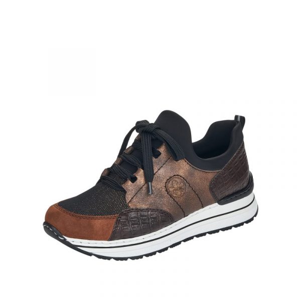 rieker sneakers dame brun 1