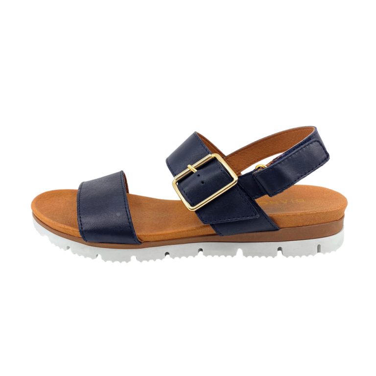 Bianco-Sandal-Dame-Blå