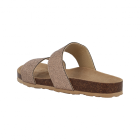 Bianco sandal dame rosegold3