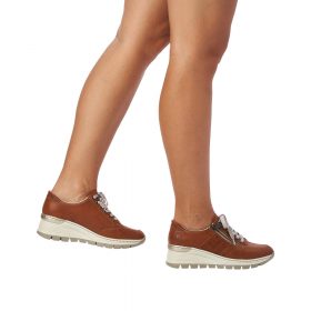 Rieker-Sneakers-Dame-Brun1