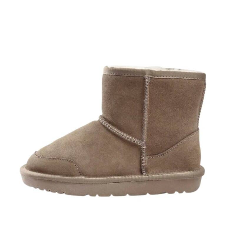 Sofie Schnoor bamsestøvle i beige/brun farve til dame med pels