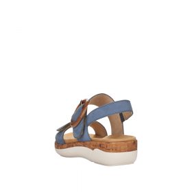 Rieker-Sandal-Dame-Blå2