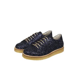Angulus-Sneakers-Dame-blå-Glimmer