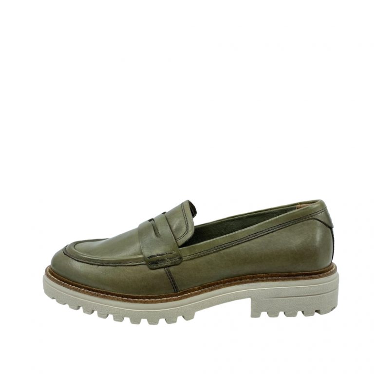Tamaris-Loafers-Dame-Grøn