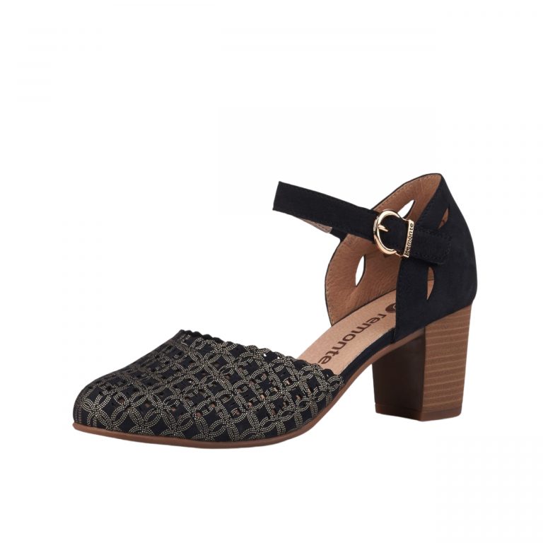 Remonte-Pumps-dame-blå