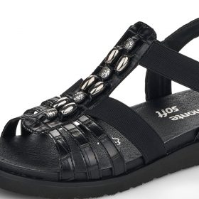 Remonte-Sandal-Sort-Sort1