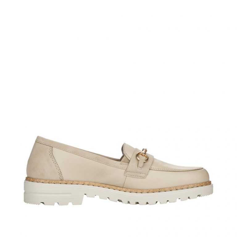 Rieker Loafer I Beige Til Dame