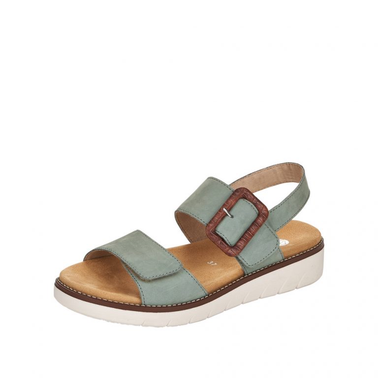 Rieker-sandal-dame-grøn