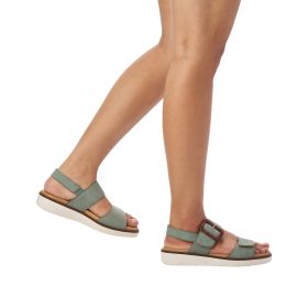 Rieker-sandal-dame-grøn3