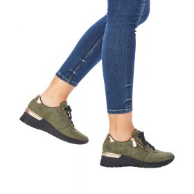 Rieker-sneakers-dame-grøn4