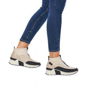Rieker-Støvle-Dame-Beige1