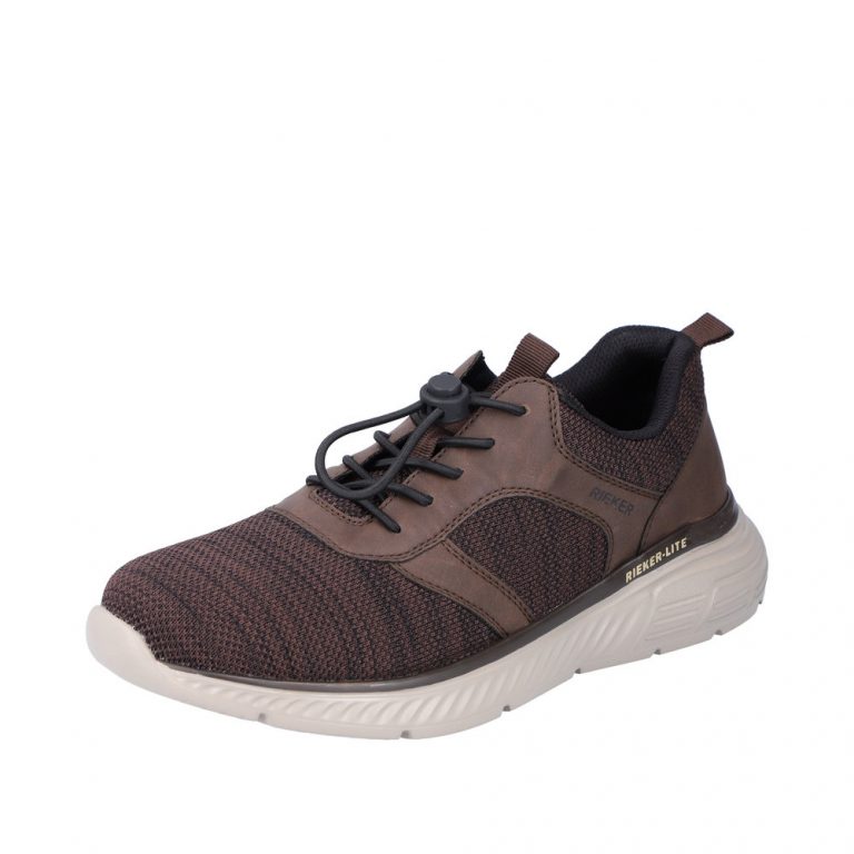 Rieker-sneakers-herre-brun