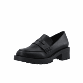 BIANCO loafer sort vare skind