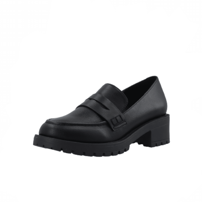 BIANCO loafer sort vare skind