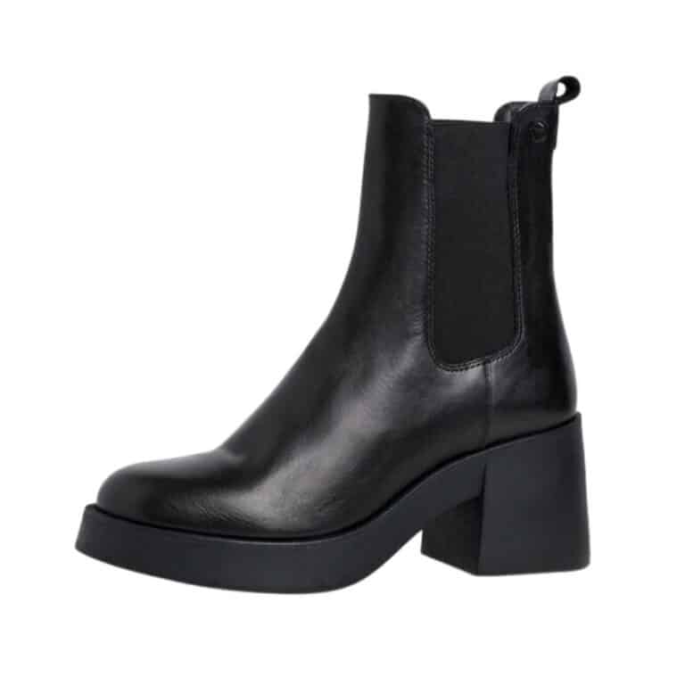 Tamaris Chelsea støvle til dame i sort skind