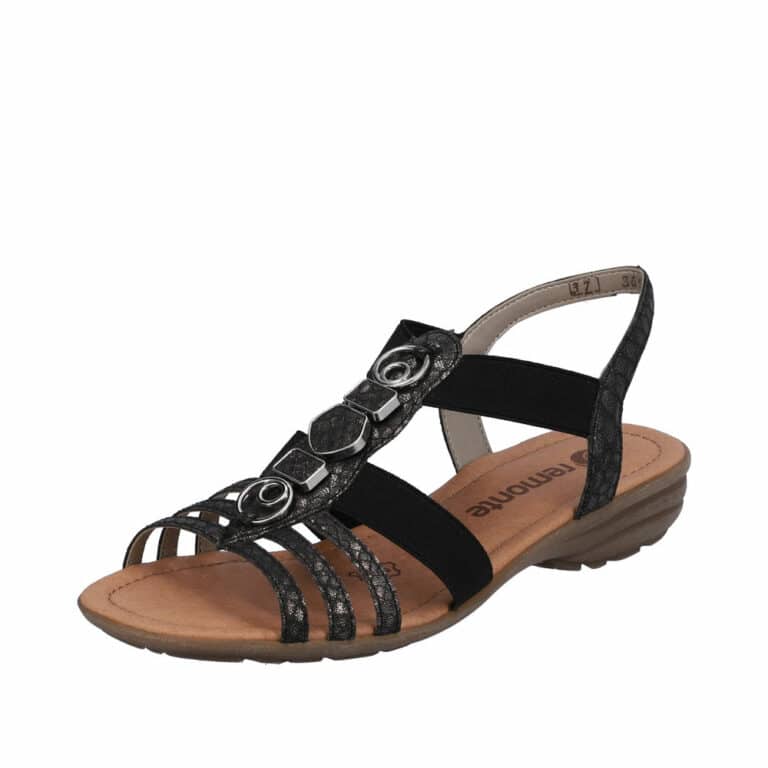 Remonte Sandal i Sort til Dame