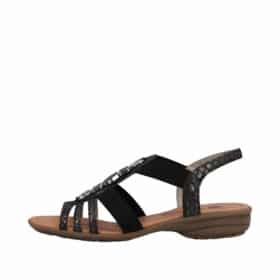 Remonte Sandal i Sort til Dame 1