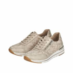 Remonte sneakers i beige til dame 4