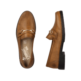 Rieker loafers i brun til dame 51860-24