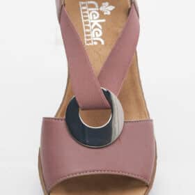 Rieker sandal i rosa til dame 4