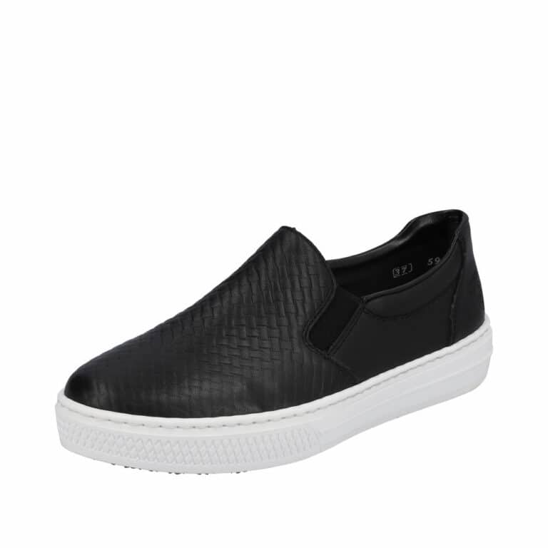Rieker sneakers i sort til dame