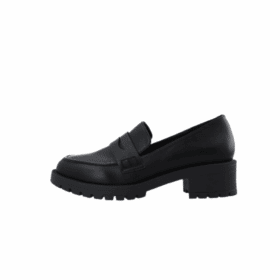 BIANCO loafer sort galleribillede skind 2