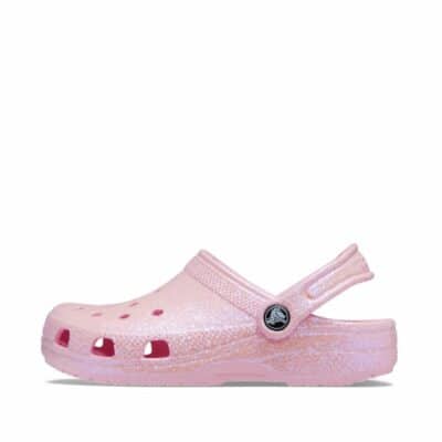 Crocs sandal til børn i lyserød glimmer