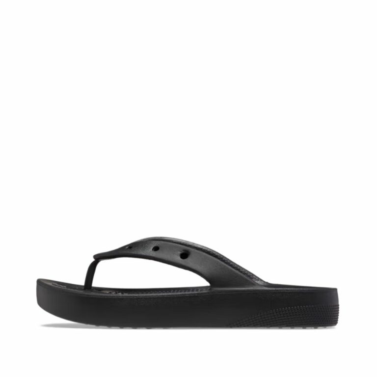 Crocs slippers til dame i sort med tårem og blød sål