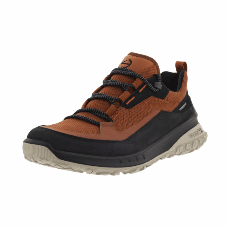Ecco sneakers i cognac til herre