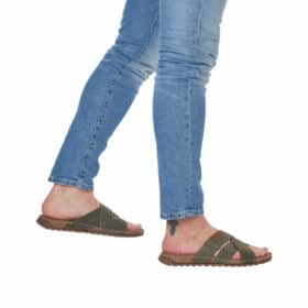 Rieker Sandal i Grøn til Herre. 4