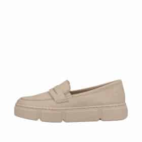 Rieker loafers i beige til dame 1