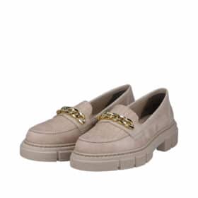 Rieker loafers i beige til dame 3