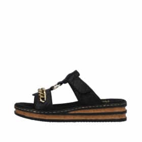 Rieker sandal i sort til dame 1