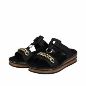 Rieker sandal i sort til dame 4