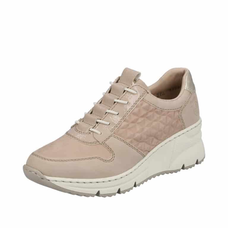 Rieker sneakers i beige til dame