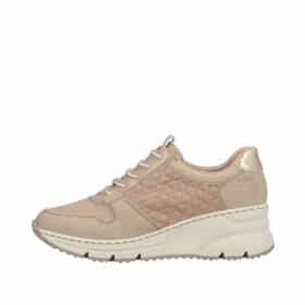 Rieker sneakers i beige til dame 1