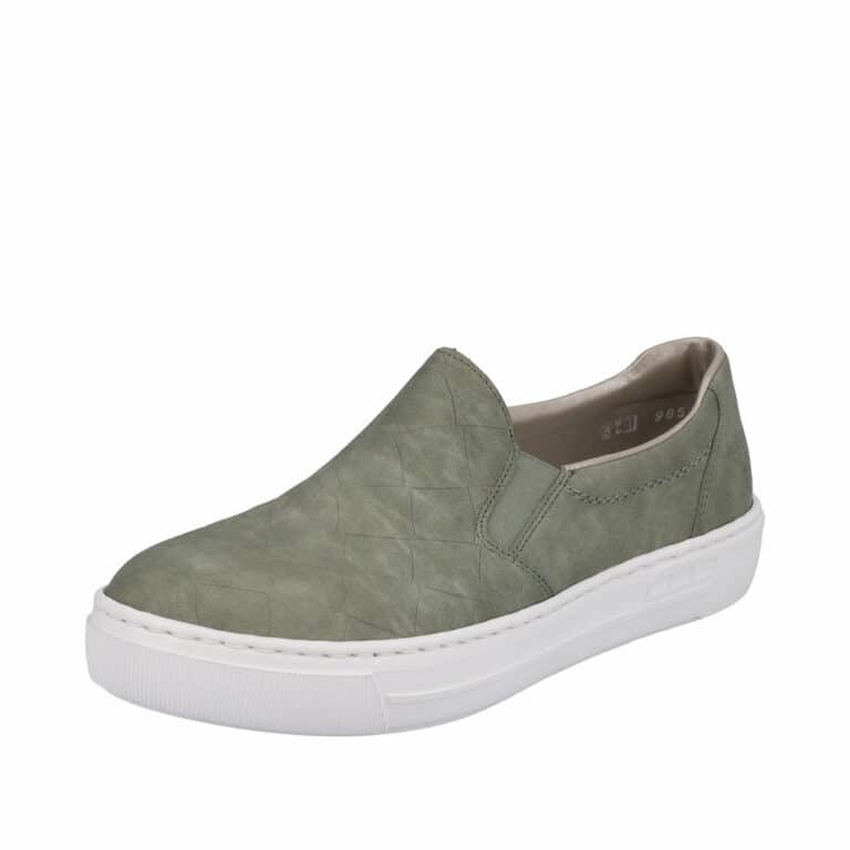Rieker sneakers i grøn til dame