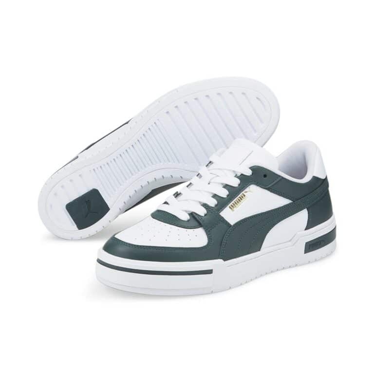 puma sneakers dame i grøn med snøre