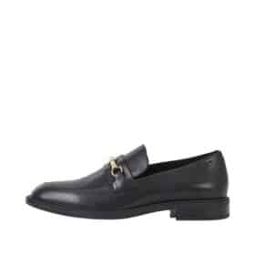 Vagabond Frances 2.0 loafers i sort til dame med guldspænde