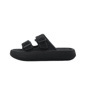 Bianco slipper og sandal i sort til dame