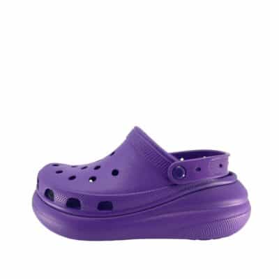 Crocs sandal i lilla til dame med platform sål 207521