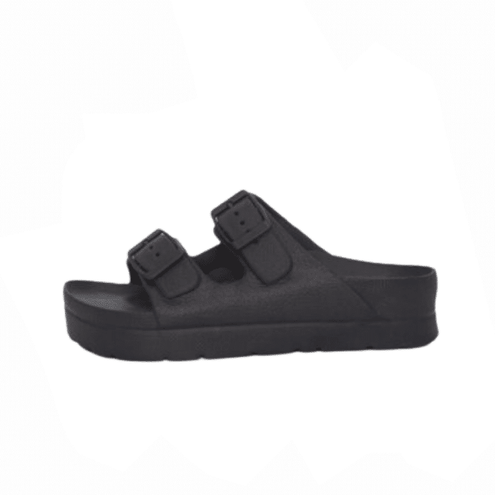 Duffy slippers sort til dame