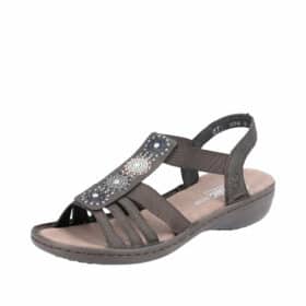 Rieker Sandal i Grå til Dame