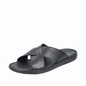 Rieker Sandal i sort til herre
