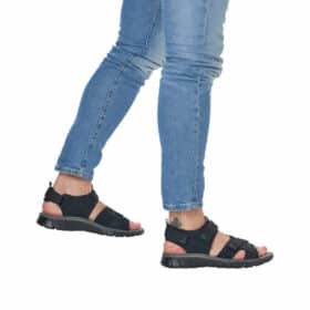 Rieker Sandal i sort til herre 3