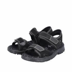 Rieker Sandal til Dame i Sort 3