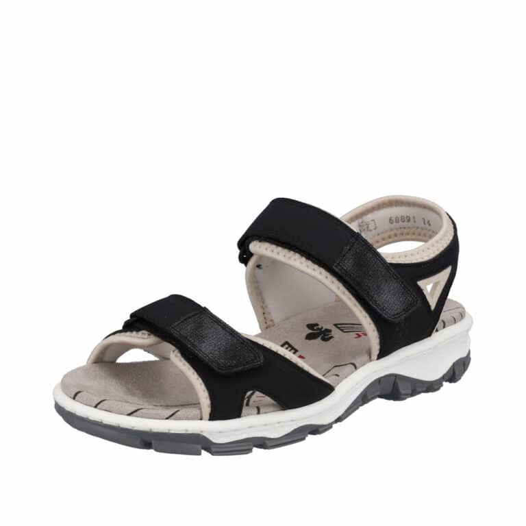Rieker sandal i mørkeblå til dame