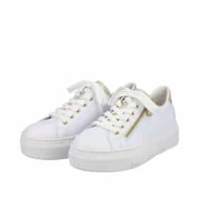 Rieker sneakers i hvid til dame 4